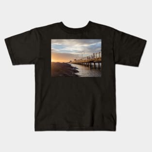 St Kilda Pier Sunset Kids T-Shirt